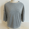 Camiseta gris con hilo lurex