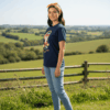 Camiseta azul marino