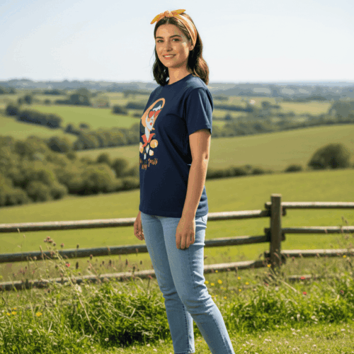 Camiseta azul marino