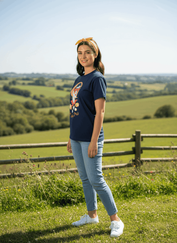 Camiseta azul marino