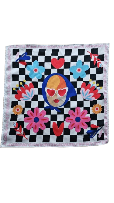 Pañuelo cuello satén