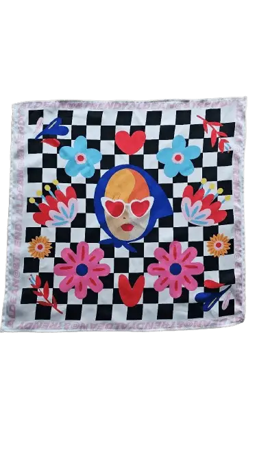 Pañuelo cuello satén
