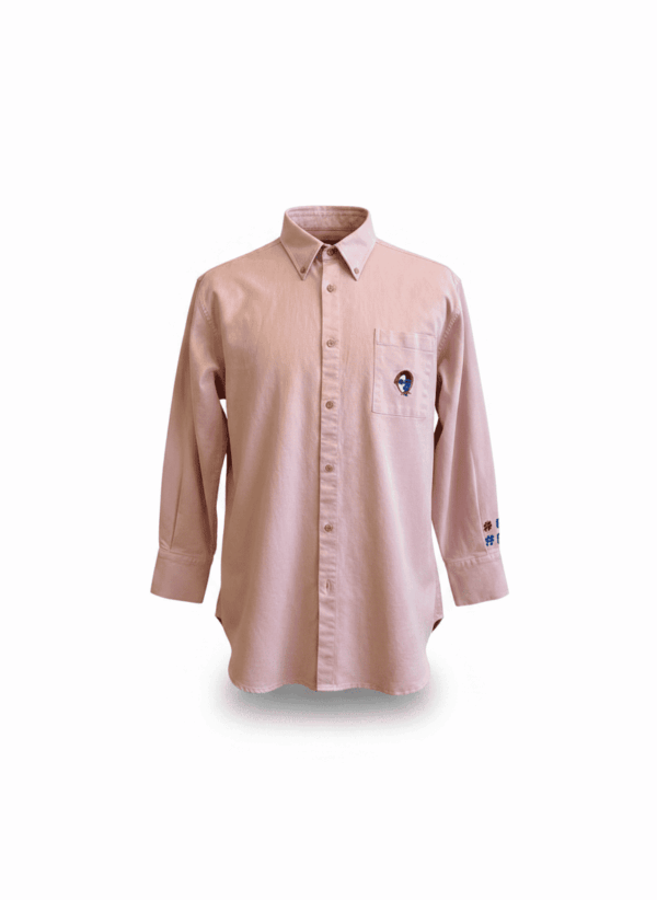 Sobrecamisa rosa pastel