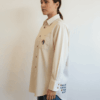 Sobrecamisa003.M Sobrecamisa crema claro