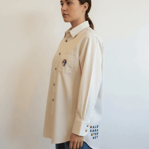 Sobrecamisa crema claro