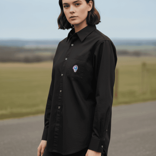 Sobrecamisa negro Josefa