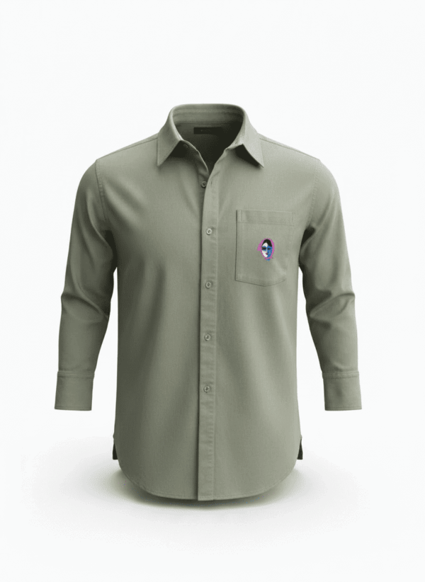 Sobrecamisa verde kaki claro