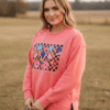 Sudadera color coral
