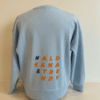 Sudadera corta azul celeste
