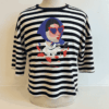 Sudadera navy azul y blanco