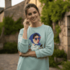Sudadera verde agua pastel claro