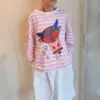 Sudadera blanca con estampación frontal
