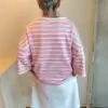 Sudadera blanca con estampación frontal